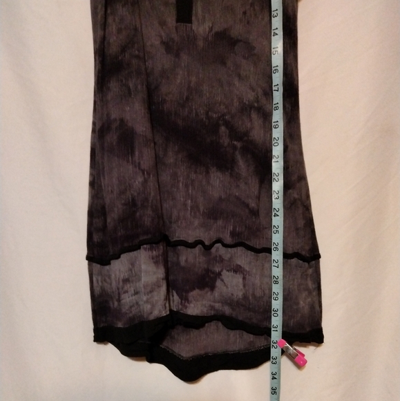 *2/$10*Oh concept collection size medium "going out" grey and black tie dye tank - Picture 4 of 5